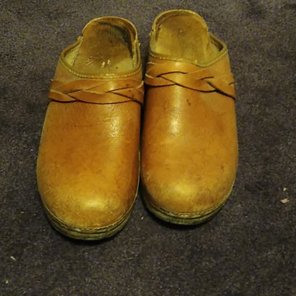 Wooden clogs